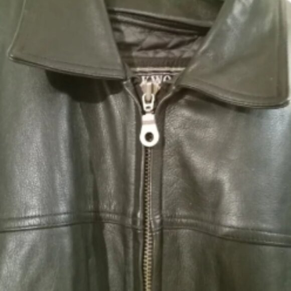 Men's Leather Coat - Picture 7 of 7